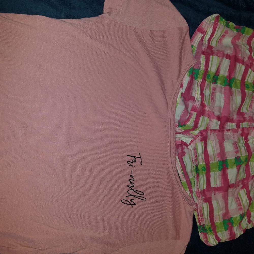 Boxer and tee sleep set